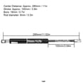 thumbnail image 2 of Gas Spring Strut Steel Liftgate Rear Trunk Support Arm Gas Spring Strut 280mm Center Distance 100mm Travel Trunk [Pressure 300N], 2 of 9