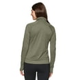 thumbnail image 2 of Avalanche Women's Mock Neck Lightweight Thermal Knit Long Sleeve 1/4 Zip Top, 2 of 7
