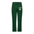 thumbnail image 5 of Mens Sweatpants with Pockets Men St. Patrick's Day Print Fashion Drawstring Elastic Waist Solid Color Casual Sweat Length Pants Green M, 5 of 5