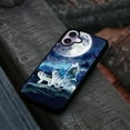 thumbnail image 4 of WIRESTER Shockproof Soft Rubber Cover Case for Apple iPhone 17 6.3" 2025, Wolf Pack Moon, 4 of 5