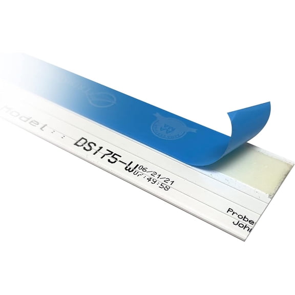 CRL White Trimquick 1-3/4" Flat Vinyl Trim - 12 Ft Long