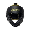 thumbnail image 4 of Casco de entrenamiento de boxeo Casco transpirable en la frente del engranaje y la protección del oído para los entusiastas MMA SANDA Men Wrestling Negro de oro, 4 of 8