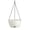 #090-White, variant on Cheapark Chain Hanging Flower Pot Round Suspended Planter Vessel 7.87 Inch Diameter Hanging Potted Container With Metal Chain for Indoor Outdoor Balcony Yard Green Plant Layout Decor Gift