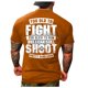thumbnail image 1 of Men's T-shirt Graphic Text 3D Printing Street Casual Short Sleeve Button Down Printed Clothing Basic L, 1 of 5