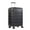 Black, variant on 20 inch Carry on Luggage, Hard Shell ABS Suitcase with Double Spinner Wheels, Lightweight Expandable Rolling Suit Case with TSA Lock, White