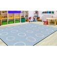 thumbnail image 2 of Large Area Rug Washable Rugs for Living Room Comfort Standing Rug 5' x 7' Carpets Circle Sampler Abstract Classroom Educational Area Rug for School, Home, Bedroom, Learning Centers, 2 of 6