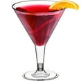 thumbnail image 2 of DecorRack 48 Martini Cocktail Glasses, 7 Oz Stackable Plastic Party Cups, 2 of 6