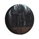 thumbnail image 1 of Balery Gloomy Mansion Forest Scene Cubiertas para Neumáticos - Protector Resistente para Neumáticos de Camioneta, SUV, Remolque, Camper y RV-17 inch, 1 of 6