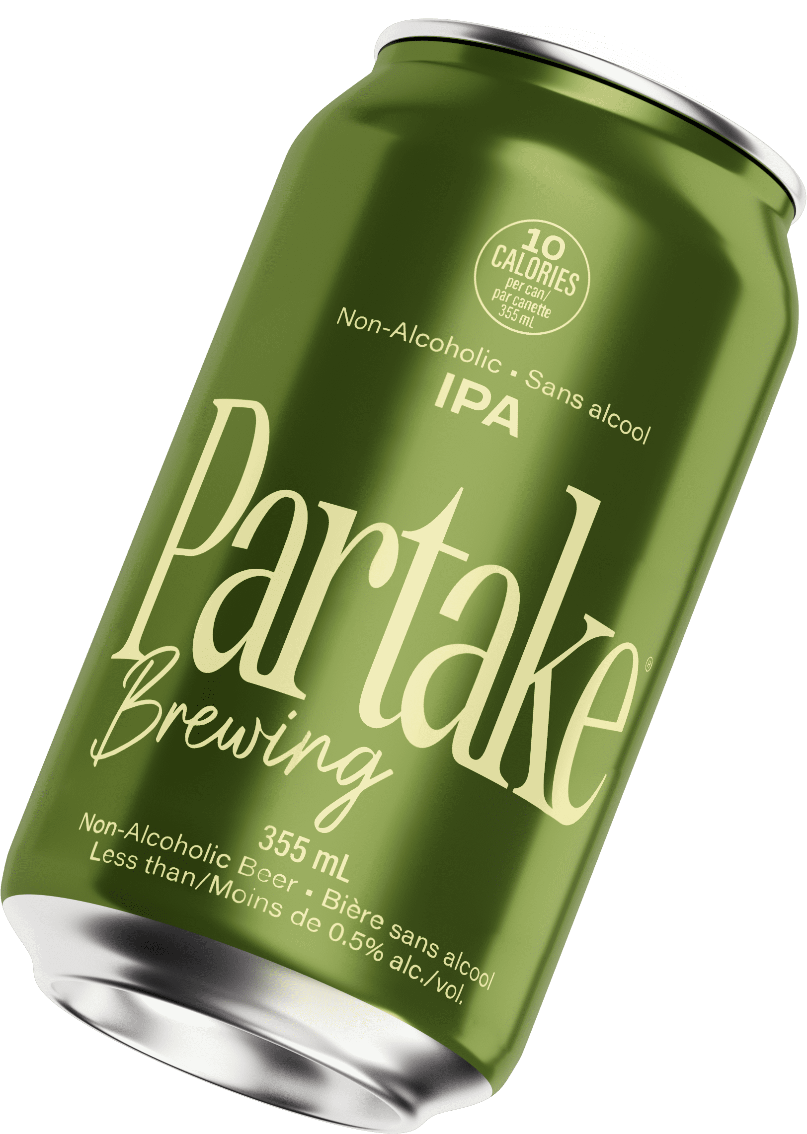 Partake - IPA, 4 x 355 mL Cans, Craft Non-Alcoholic Beer