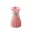 🔥 Pink_New#283, variant on Decorative Faux Weave Vase for Tabletop or Shelf, Unique Shaped Plastic Flower Holder for Home Wedding or Office Decoration, Modern Accent Piece Ideal for Gifting and Displaying Fresh or Faux Floral