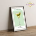 thumbnail image 4 of Eastern Print Dirty Martini Cocktail Poster Art, Bar Cart Liquor Poster, Bar Art, Drinks Art Home Decor For Bar, Pub, Kitchen, Club, Cocktail Prints, Bar Posters (UNFRAMED) 8x12, 11x14, 4 of 4
