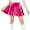 Hot Pink, variant on CYRBOKO Girls Short Skirts, Elastic Waist Vacation Velvet Holiday Pleated Skirts Green Size 5-15 T