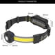 thumbnail image 4 of 2x Linterna frontal LED recargable, súper brillante, 7 modos, impermeable y cómoda linterna frontal para adultos y Camping al Senderi Zulema Faro COB, 4 of 8