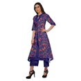 thumbnail image 3 of Moomaya Kurta Pakistanaise Ensemble de Veste Palazzo pour Femmes Tenue Indienne Vêtement Ethnique, 3 of 5
