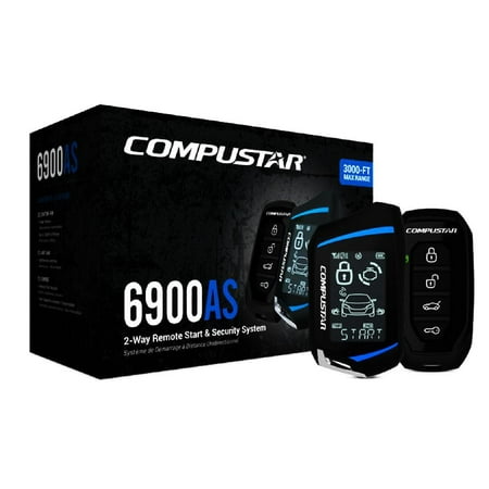 Compustar CS6900-AS Car Remote Start Security System 2- Way / 3000ft (Best Two Way Remote Car Starter)
