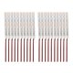thumbnail image 1 of 20Pcs 10cm Impermeable Azul 5050 Luces de Tira Llevadas Dc 12V Caravana Coche, 1 of 9