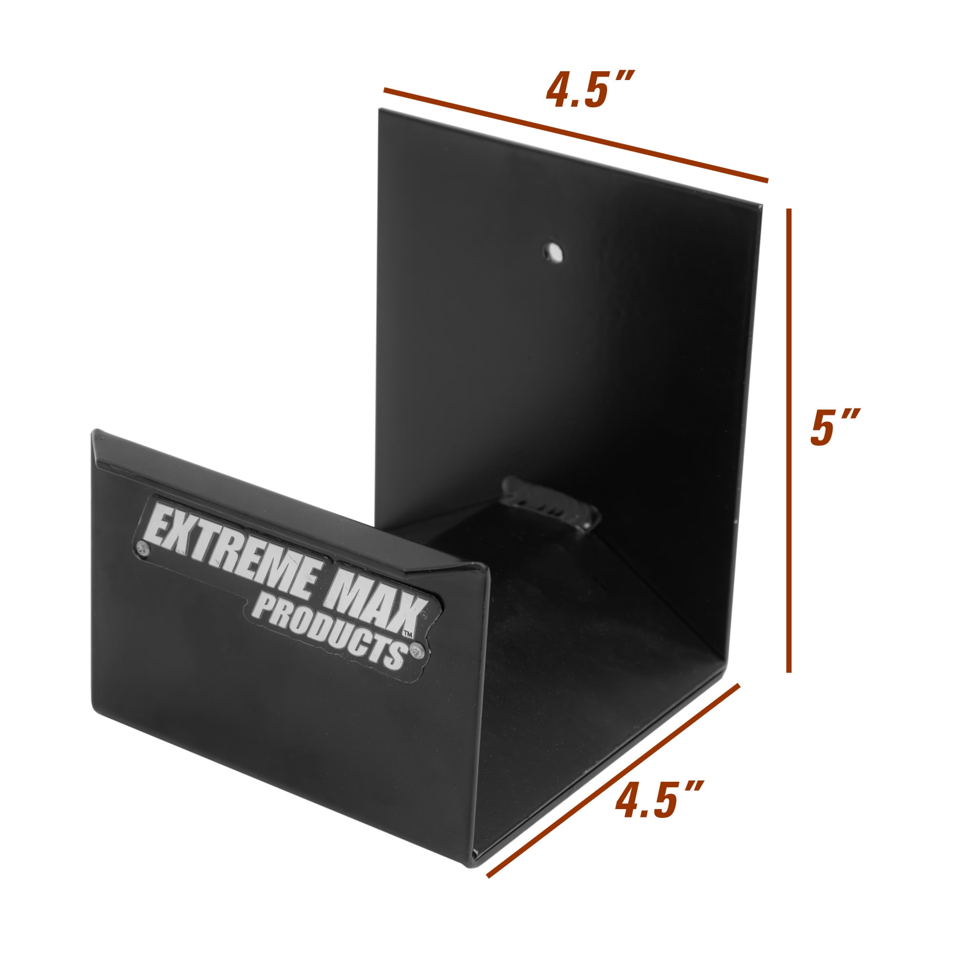 Extreme Max 5001.6564 Wall-Mount Aluminum Cord and Hose Hanger for Race Trailer, Garage, Shop, Enclosed Trailer, Toy Hauler - Black