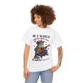 thumbnail image 3 of Be yourself Hippie Frog T-Shirt, Hippie Frog Groovy Shirt ID-0221-CSLL, 3 of 10