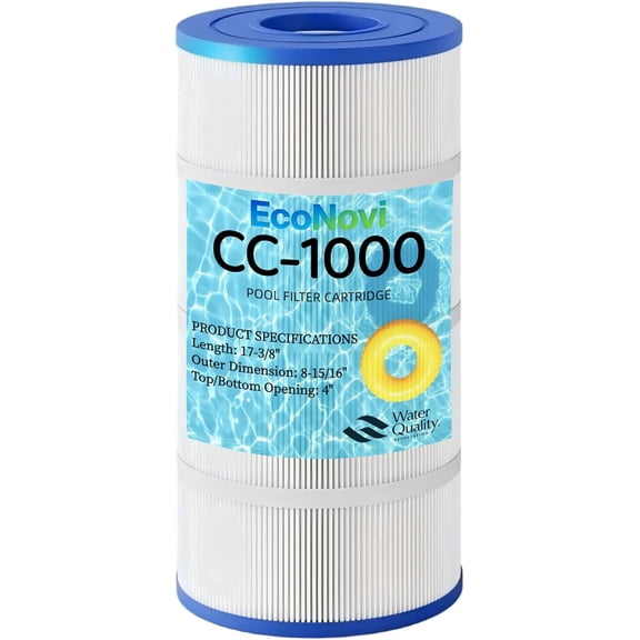 CC1000 Pool Filter Cartridge Replacement, Compatible with Hayward X-Stream CC1000 CCX1000RE, Replaces Pleatco PXST100, Unicel C-8311, Filbur FC-1285, Premium 5oz Heavy-Duty Filter Media