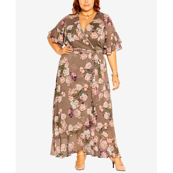 Plus Size Kindred Floral Maxi Dress Kindred Floral 16W