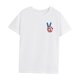 thumbnail image 3 of Camiseta para mujer, moda de verano, camiseta con cuello redondo para mujer, para viajes en la oficina en la calle Blanco, 3 of 7