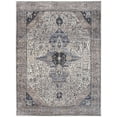 thumbnail image 2 of Nourison Brilliance Machine Washable Persian Ivory Blue 9'2" x 12' Area Rug, (9x12), 2 of 10