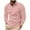 Pink, variant on LpwkSSA Men's Fall Casual Fashion T-Shirts Long Sleeve Turndown Collar s Solid Color Button Shirts Business for Daily Wear White XXL