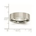 thumbnail image 6 of Chisel Stainless Steel Brushed 6mm Flat Band, 6 of 7