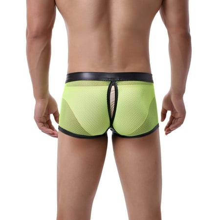 

eczipvz Mens Underwear Men s Underwear Boxer Briefs Soft Breathable Performance Bamboo Viscose Underwear for Men Yellow