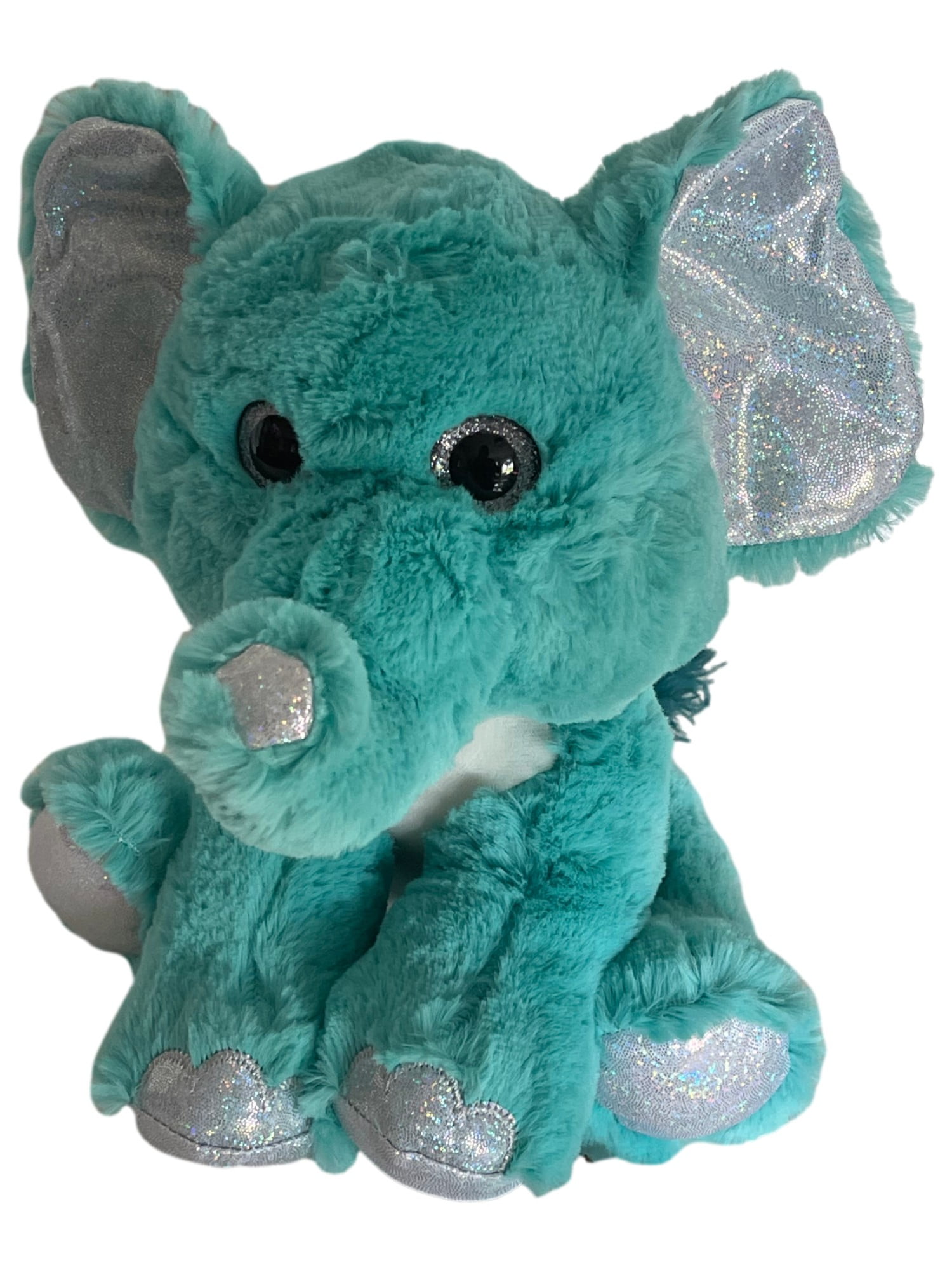 ●BLUE ELEPHANT● CARA blue Fiesta Toys Cotton Candy Cuties Ultra Plush Blue Elephant 10