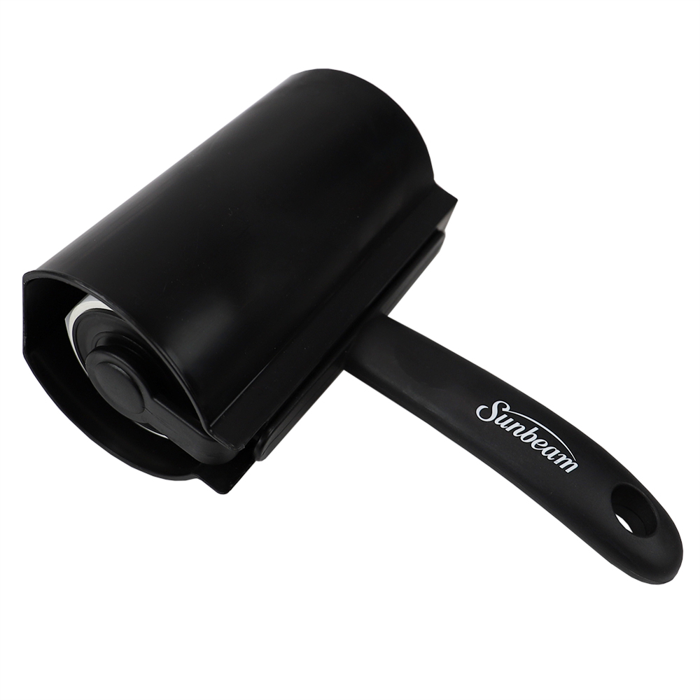 Home Basics Extra Wide Adhesive Lint Roller, Black