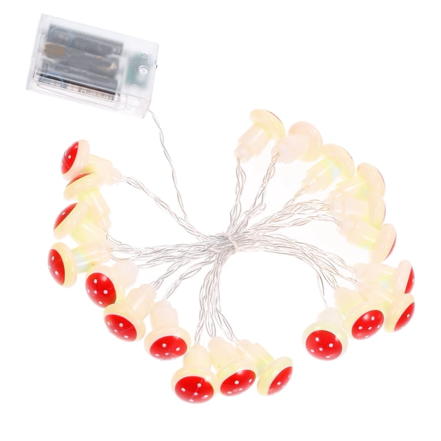 Led Cadena Seta Lámpara Cadena Decoración Con Caja De Batería Para Jardín Fiesta Boda Camino Decoración 2M/78,6 Pulgadas 20 Led Seta Cadena Lámpara Minnieouse HA020292-00
