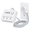 white, variant on Surge Protector Power Strip with 6 Outlets, 3 USB Ports & USB-C, 900J Protection, 5ft Braided Cord, Overload Safety for Home Office Desk