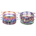 thumbnail image 4 of Here's a refined and engaging product description for your **10pcs Woven Bracelets Set**:\n\n \n\n### 🌿 10pcs Woven Bracelets Set – Adjustable Bohemian, 4 of 5