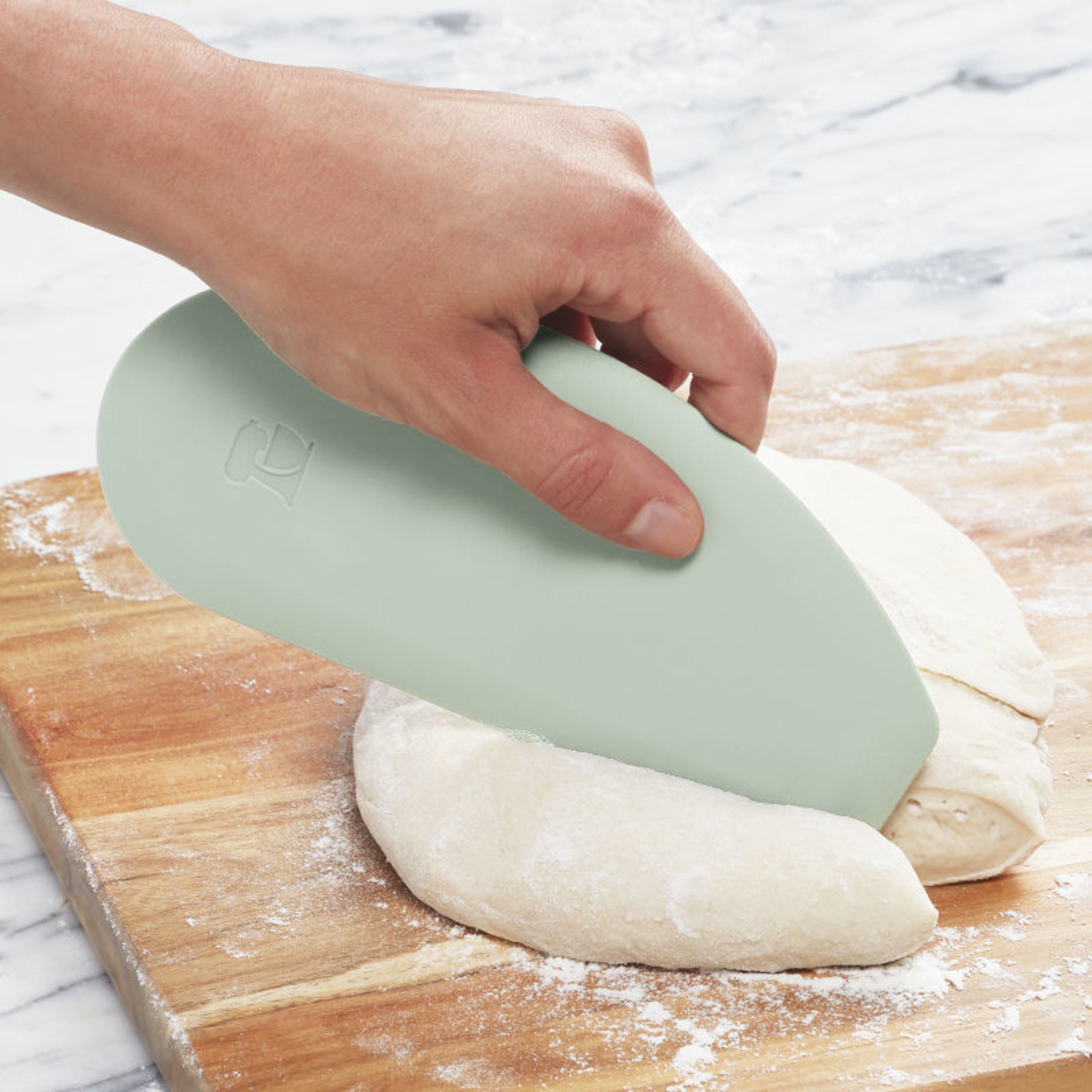 Kitchenaid Gourmet Bowl Scraper, Set Of 2, Aqua /Grey