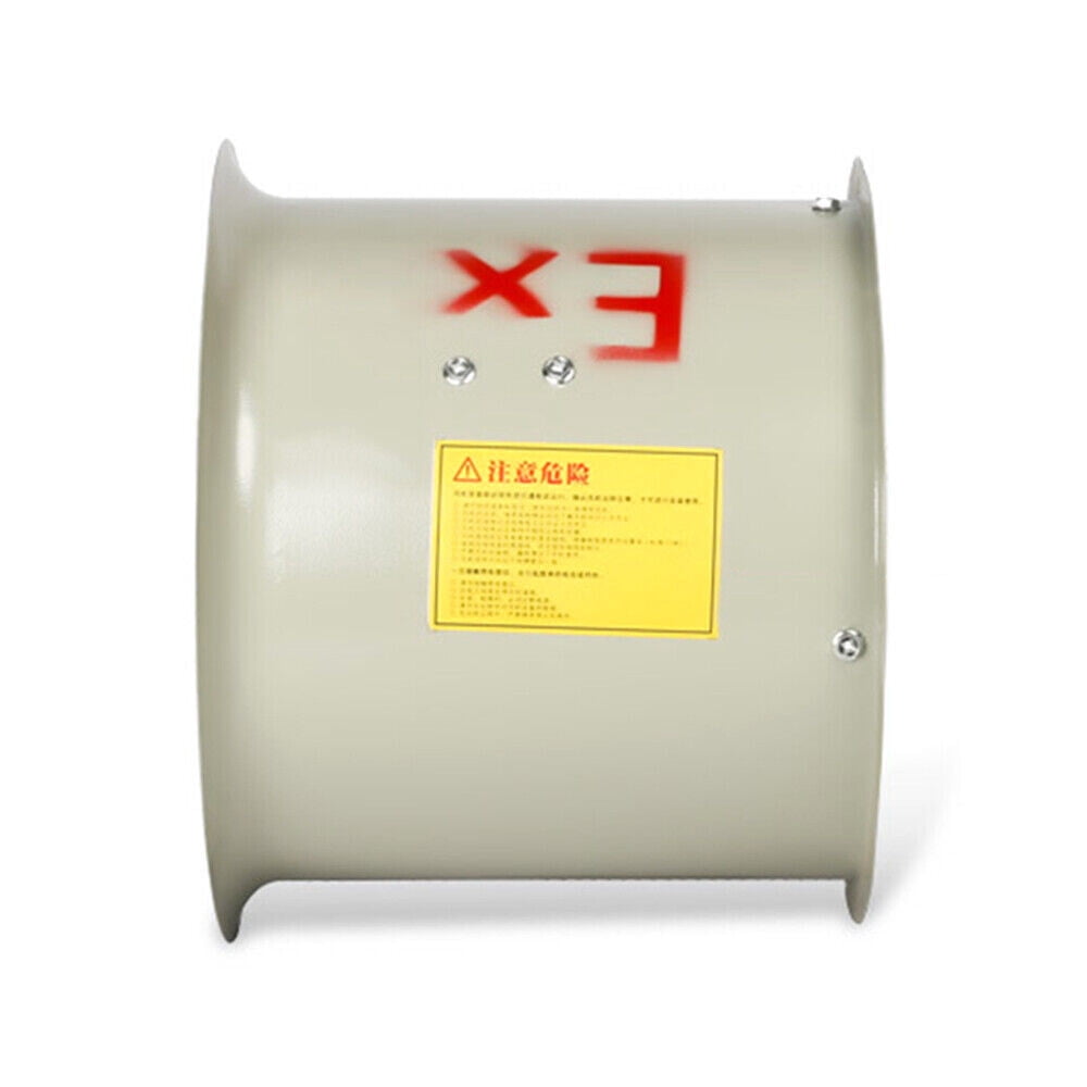 110V 12" Explosion-proof Fan Axial Pipe Spray Booth Paint Fumes Exhaust Fan