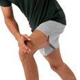 thumbnail image 4 of Mens Pantalones Cortos Atléticos Verano Color Sólido Suelto Deportes, Preathable Entrenamiento Fresco Correr Y Pantalones Cortos de Fitness, 4 of 9
