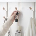 thumbnail image 4 of Gancho para ropa, ganchos colgantes de metal, a la moda simple, sin perforación de uñas a prueba de herrumbre Feliz Sencillez, 4 of 5