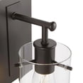 thumbnail image 4 of Hampton Bay Regan 4.5 in. 1-Light Espresso Bronze Bathroom Vanity Light with Clear Glass Shade, 4 of 6