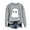 Gray-Halloween Shirts, variant on Jsaierl Halloween Sweatshirts Women Cute Pumpkin Ghost Graphic Sweatshirt Loose Fit Crewneck T-shirt Long Sleeve Holiday Pullover Tops Halloween Costumes