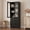 Black, variant on Homieasy 80"H x 23.6"W Bookcase with Wooden Drawers and Glass Door, White