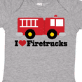 thumbnail image 4 of Inktastic I Heart Firetrucks Boys or Girls Baby Bodysuit, 4 of 5