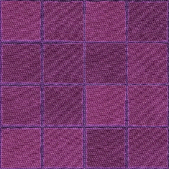 Ahgly Company Indoor Square Patterned Purple Area Rugs, 5' Square