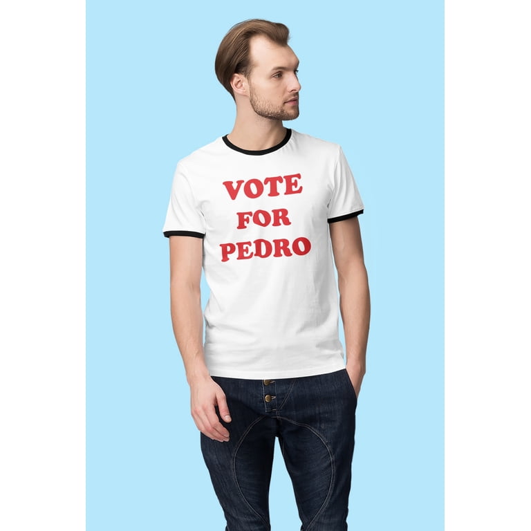 Napoleon Dynamite Inspired Vote For Pedro Men's Ringer T-Shirt