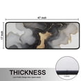 thumbnail image 5 of Kitchen Rugs Sets Of 2,Black Gray Gold Marble Pattern Anti Fatigue Kitchen Mat Rugs Non Slip Washable,Decorative Kitchen Floor Mats for Kitchen,Sink,Laundry,17"x47"+17"x47", 5 of 5