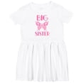 thumbnail image 3 of Inktastic Big Sister Announcement Butterfly Girls Toddler Dress, 3 of 5