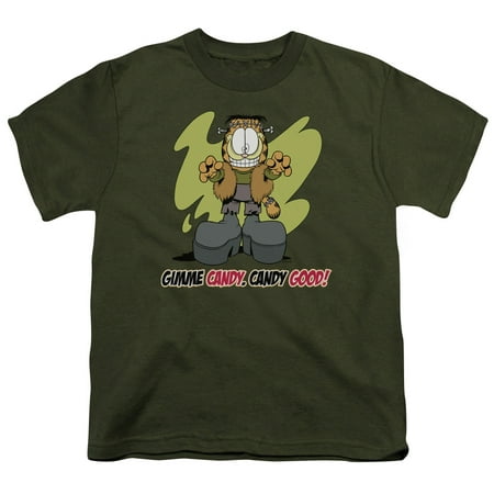 Garfield Candy - Garfield - Candy Good - Youth Short Sleeve Shirt - Medium