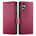 thumbnail image 2 of Magnetic Wallet Case with Card Holder & Stand for Samsung Galaxy A16 Red, 2 of 6