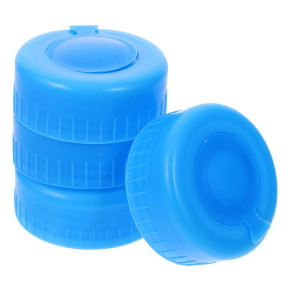 4pcs Reusable Water Jug Caps Replacement Lids for Water Bottles