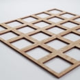thumbnail image 5 of Ekena Millwork 15 3/8"W x 15 3/8"H x 1/4"T Medium Manchester Decorative Fretwork Wood Wall Panels, Red Oak, 5 of 18